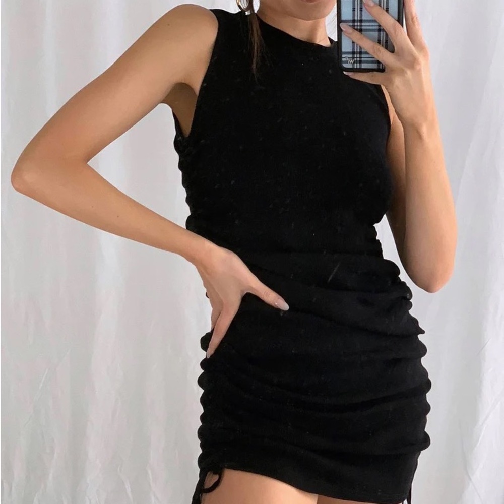 Lioness Military Minds Mini Dress Black